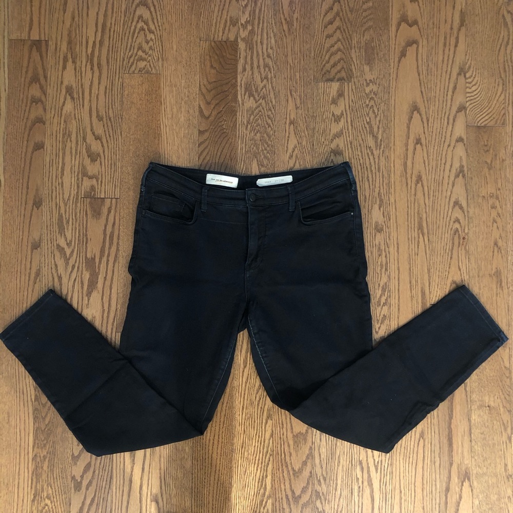 Pilcro and the Letterpress Black Skinny Jeans